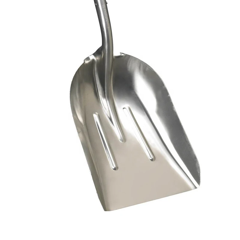 240 heavy duty America type 14# 12# 2mm thickness big capacity high quality snow shovels aluminum grain shovel