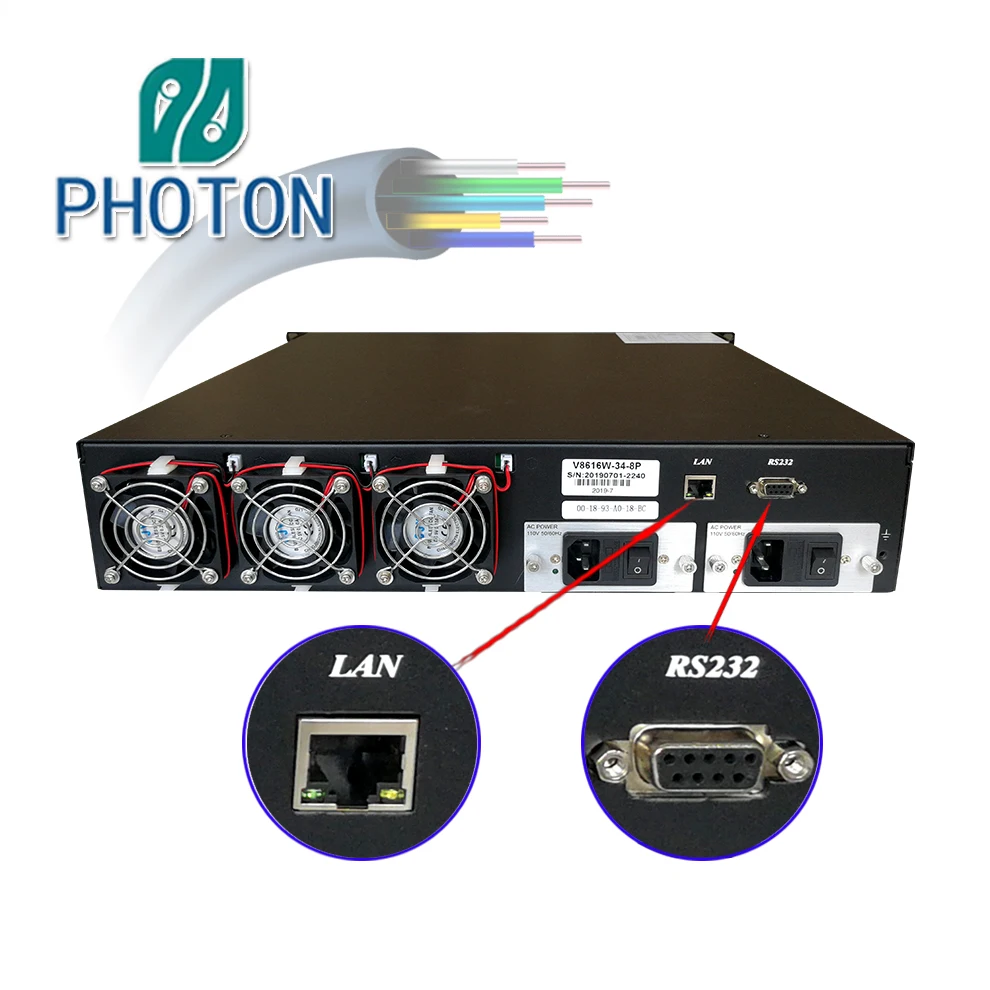 Ftth Optical Equipment 1550NM 16 Ports Optical Amplifier Mini EDFA