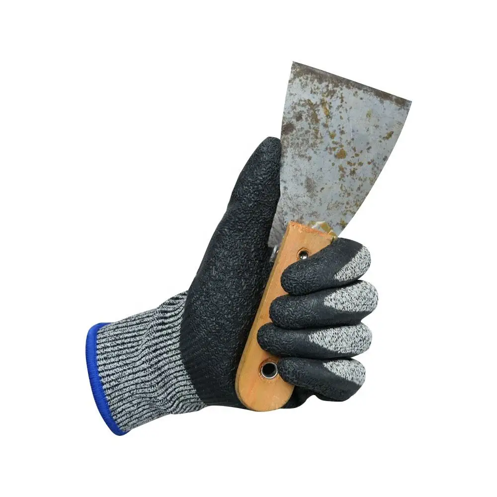 General work glove Latex Coated Protection Work Glove Anti Cut Safety Working Gloves For Industry Building