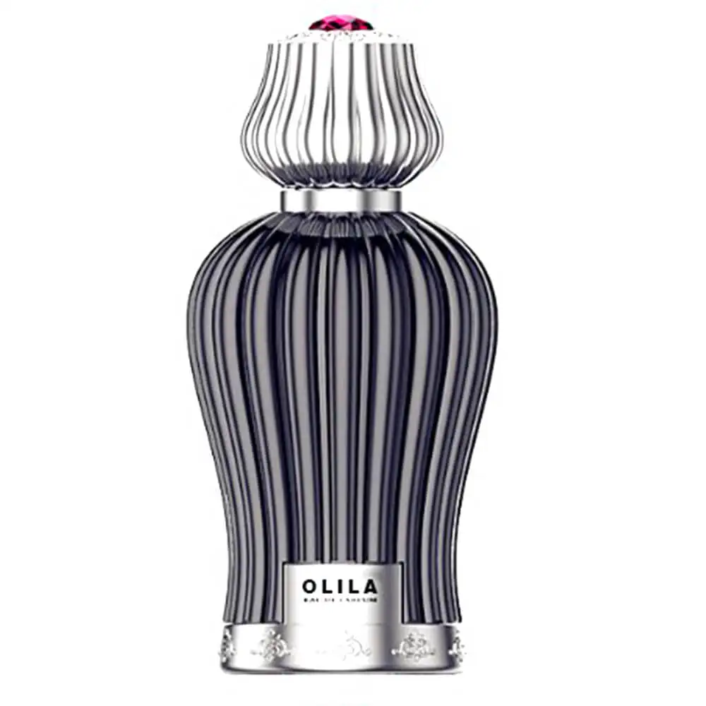 Custom Luxury Gold Crown Glass Perfume Bottle for Dubai 100ml Private label