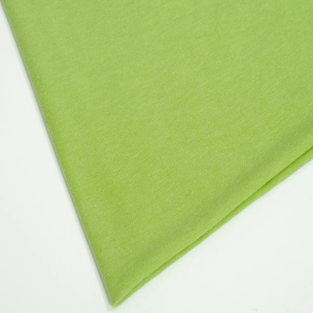 J1004# New Style knitted 200gsm 13%linen 51%tencel 27%cotton 9%spandex jersey fabric with good stretch for knitted sweater