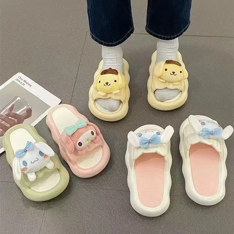 Cartoon Anime Shoes  Home Slipper Cute Indoor Melody Non-slip Summer Outdoor Eva Slippers For Women