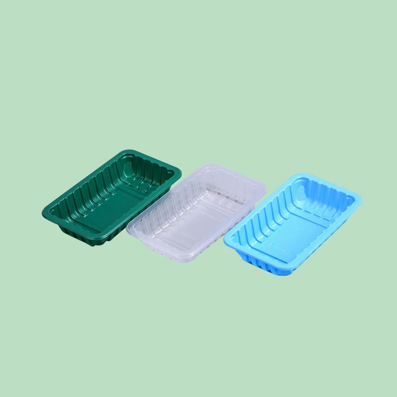 Wholesale PET vegetable packaging tray