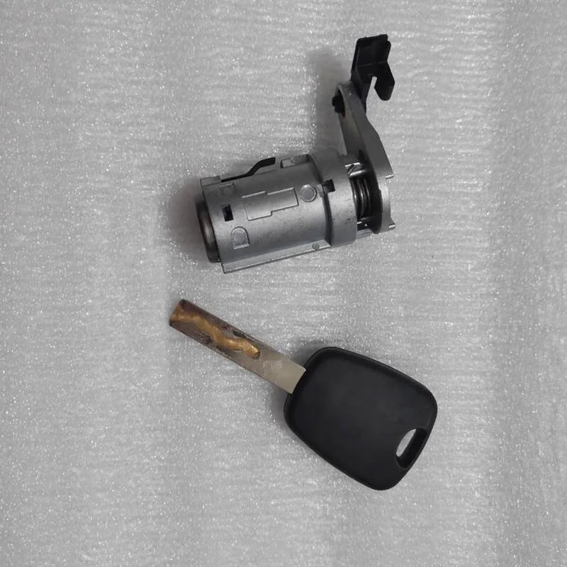 Цилиндр для автомобильного дверного замка для Peugeot 307, замок для дверного ключа со слотом, цилиндр для безопасного замка, цилиндр для автомобильного дверного ключа