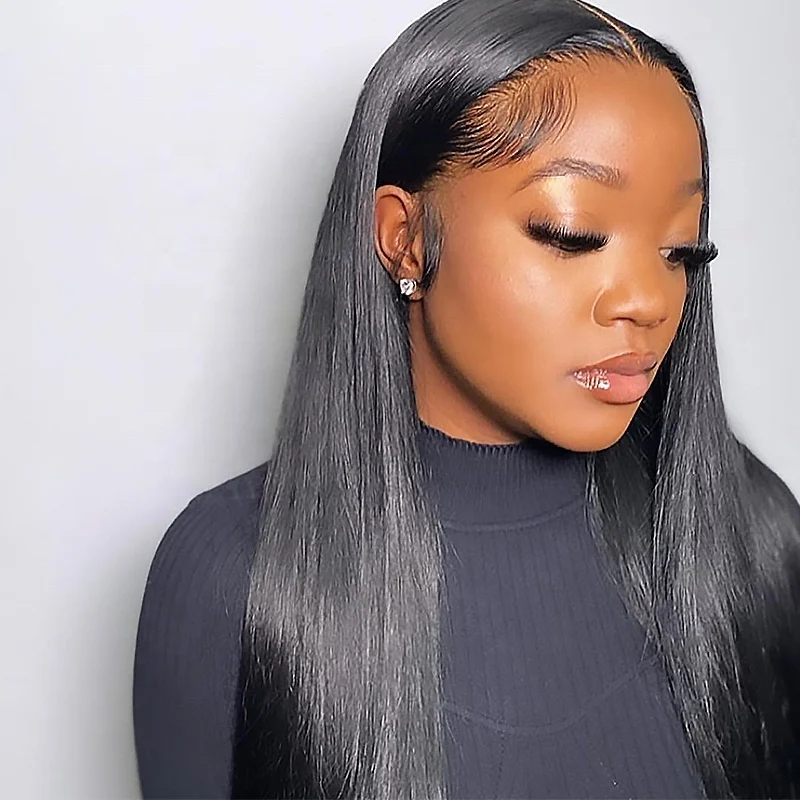 Clj The Best Hair Vendors Paquet Virgin Cuticle Aligned Hair Brazilian Black 26In Straight Hair Extensions For Braids Wholesale