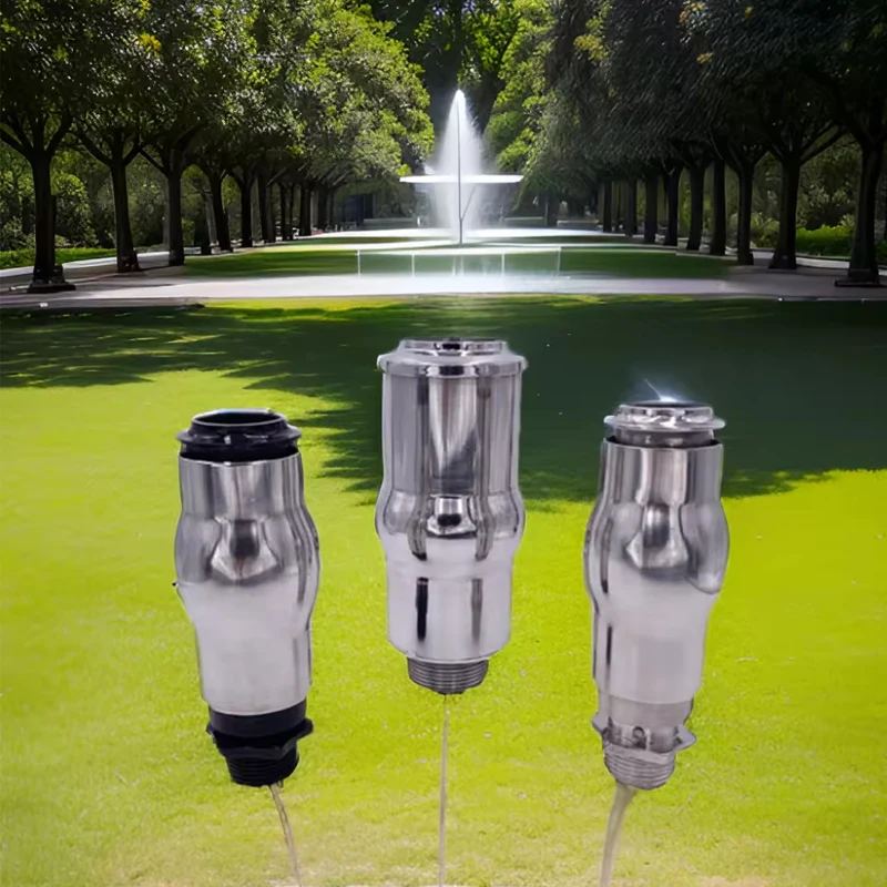 stainless steel plastic spray water jet underwater European yuzhu fountain nozzles
