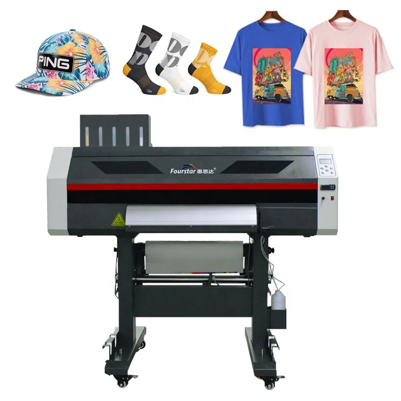 Latest Technology Epson i3200 4 heads dtf printer 24 inch  dtf 60 cm t shirt druck printing impresora dtf printer