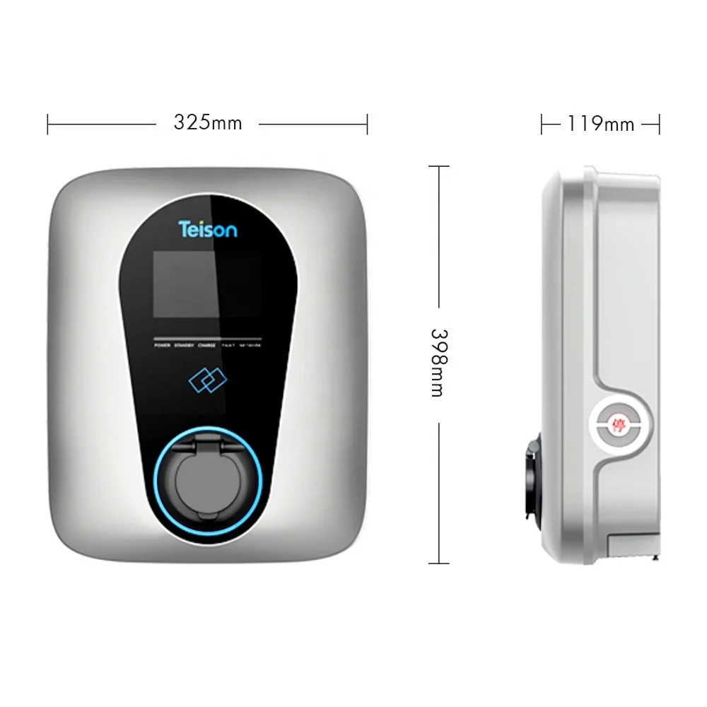  Заводская зарядная станция Teison для электромобилей smart charge OCPP 1.6J type 1 sae j1772
