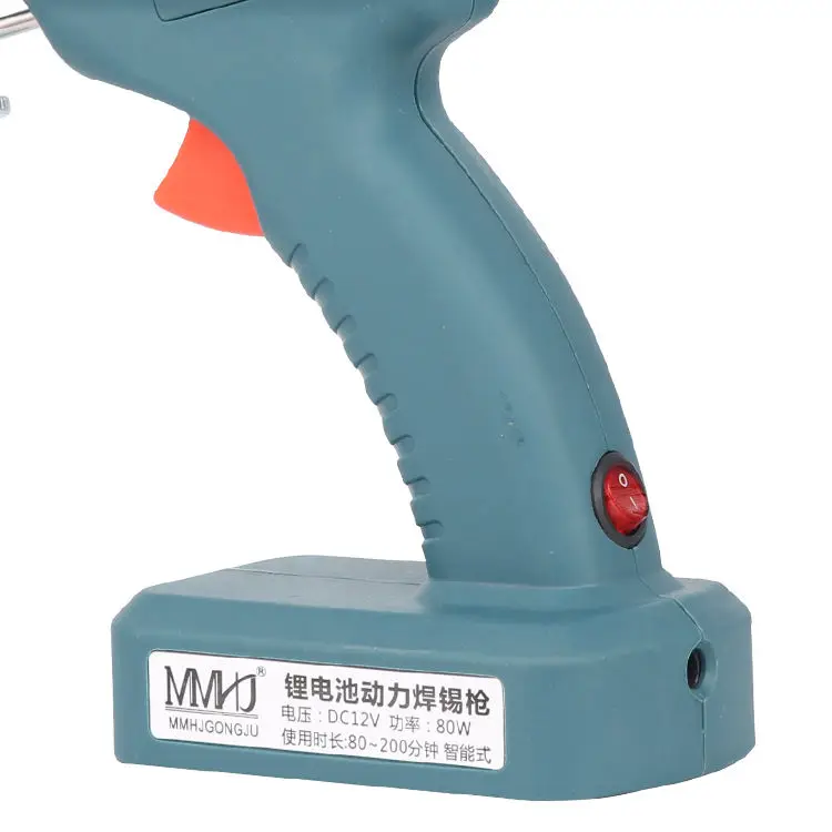 12V 80W Lithium Battery Rechargeable soldering gun soldering iron welding assembly cordless Soldering Gun Rechargeable Station