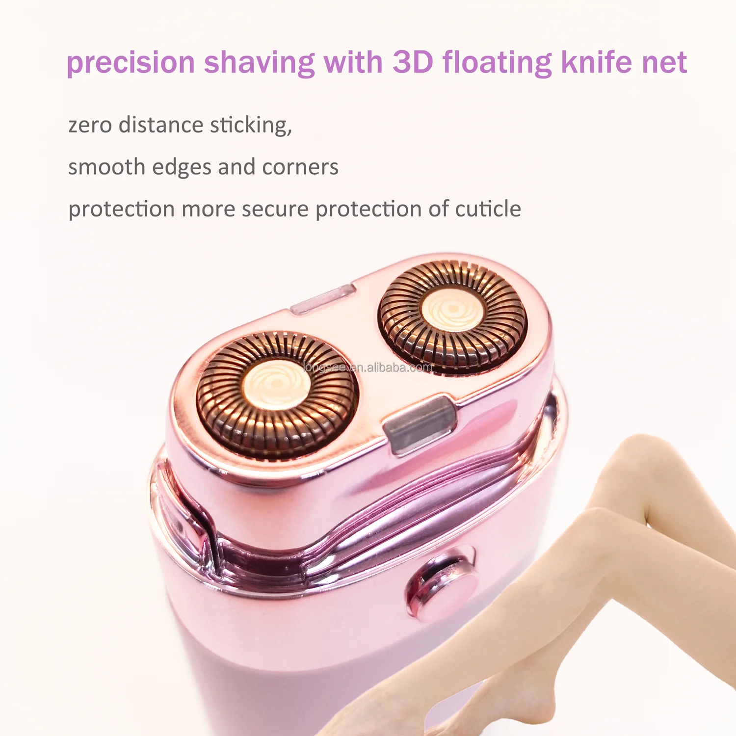 Hot selling waterproof Lady trimmer shaving Mini portable facial hair remover epilator electric body bikini shaver for women