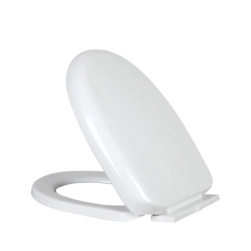 Wholesale good quality U shape slow down plastic toilet seat cover KJ-856A1 for bathroom toilet accessories  toilet lid