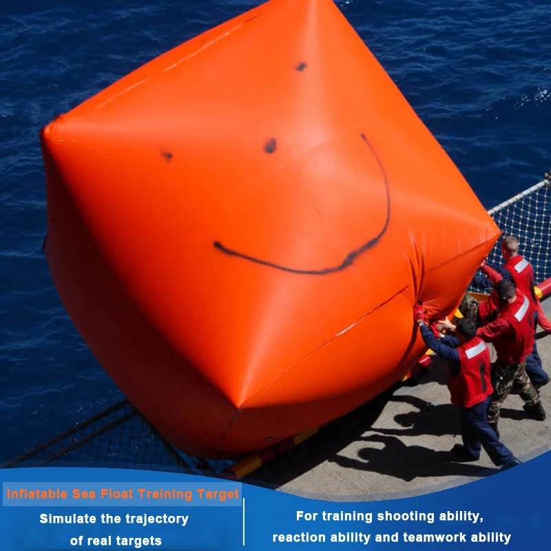 Chine Factory Orange Big Cube Inflatable Target Decoy Simulated for Shooting Tactical Training