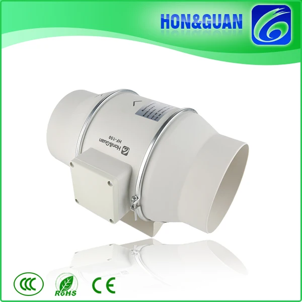 Hon&Guan 100 cfm exhaust fan 4 inch exhaust fan silent flexible duct fan