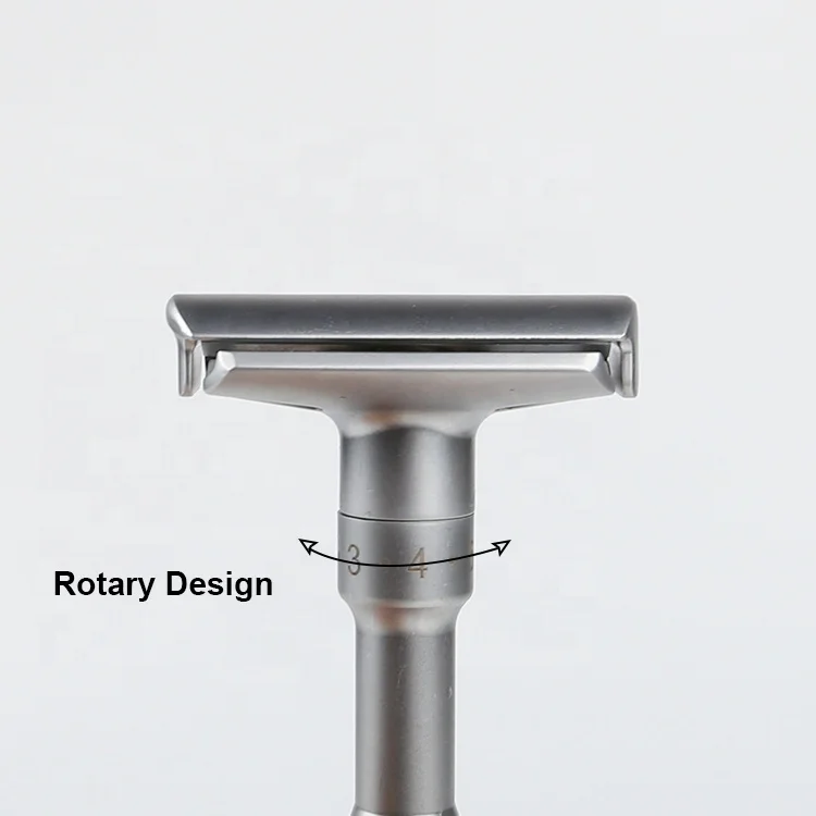 Eco-Friendly Zinc Alloy Adjustable Safety Razor Double Edge Razor Blade Safety Razor
