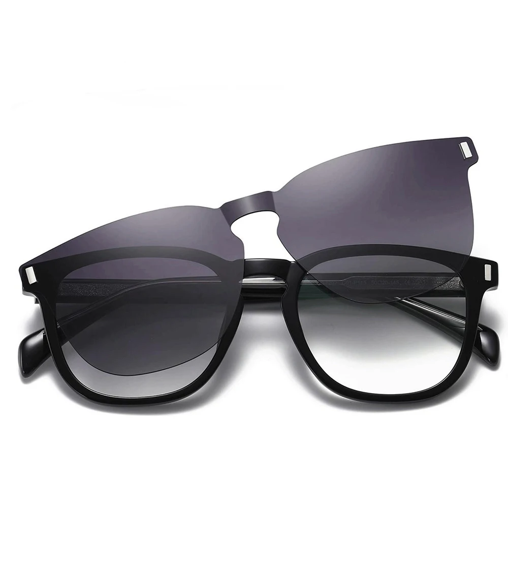 GJ60 eyeglasses frames clip on  glasses frame with polarized clip on  sunglasses with optical eyeglass frames