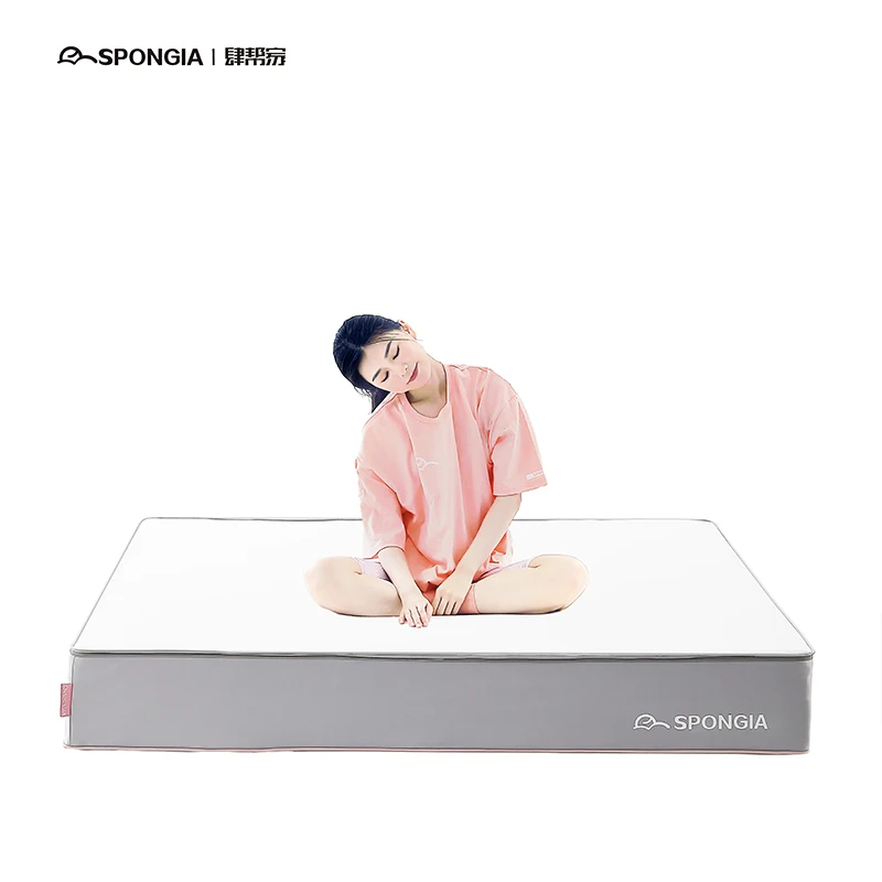 SPONGIA King Size mattress in box Memory Foam Mattress 3 Zone Pocket Coil Spring Hotel Mattress
