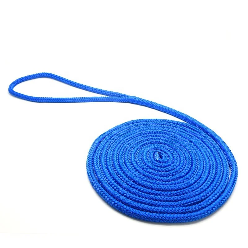 China Wholesale High Quality Braided Marine Dock Mooring Line Rope Anchor Line For Boat Yacht Accessories