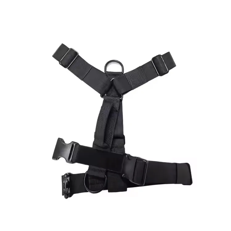 Factory customized pet tactical nylon dog straps with soft chloroprene rubber