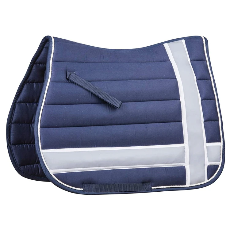
Hot sale saddle Custom Satin Fabric English Dressage Saddle Pad 