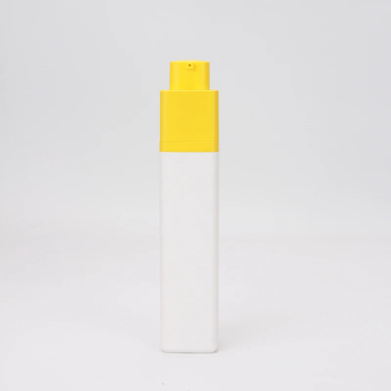 Cosmetic Airless Plastic Jar with 50ml and Plastic Set With Customer Design for Plastic Airless Lotion Bottle Double-wall