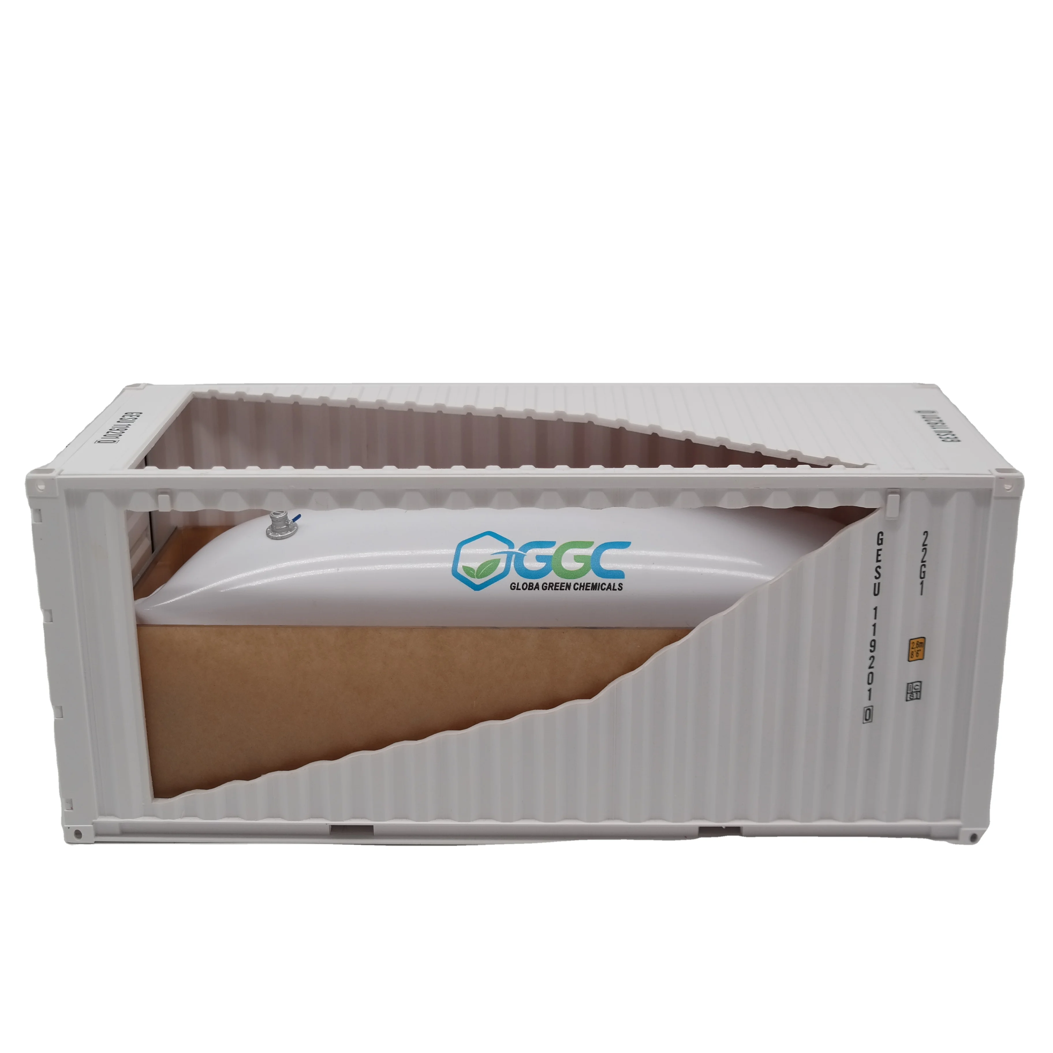 O.A.S Ship Model Factory Customizable 20GP Shipping Container Box 1:20 Scale Plastic Crafts GGC Flexitank Container Model