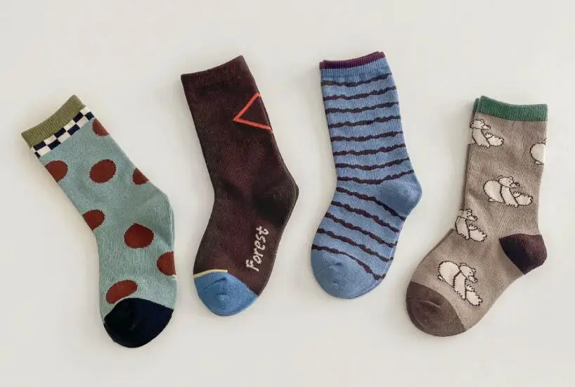 KTJ-07SFT23 Boy Tube Animal Children Socks Customized Socks for Children