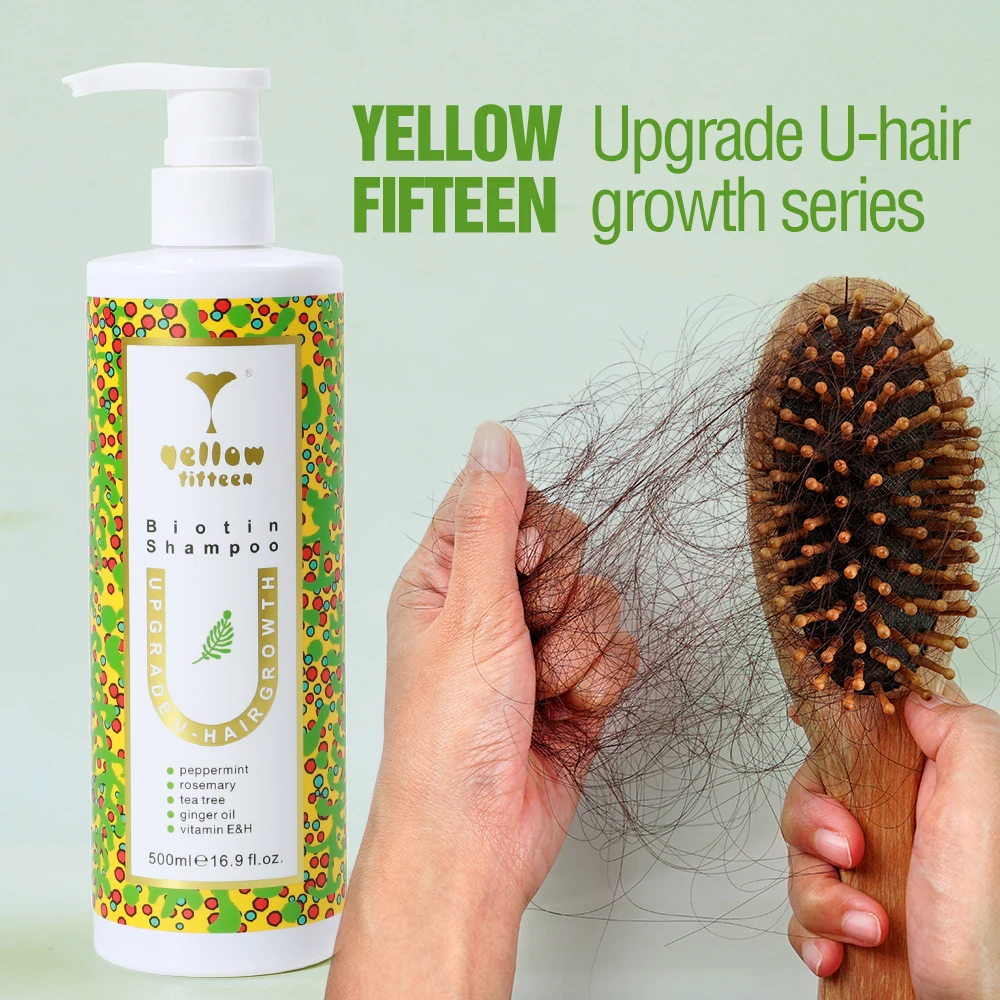 Wholesale hair growth shampoo and conditioner private label argan black hair nourishing biotin growth shampoo ginger