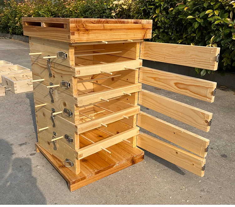 High quality China fir 3/5 layers bee hive hot sale