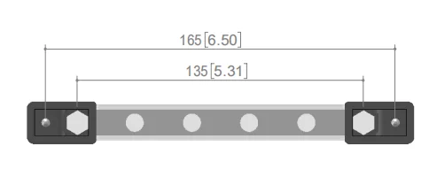 Nekeke Bus Bar Power Terminal Blocks Negative M6  Positive Power Distribution Bus bar with cover