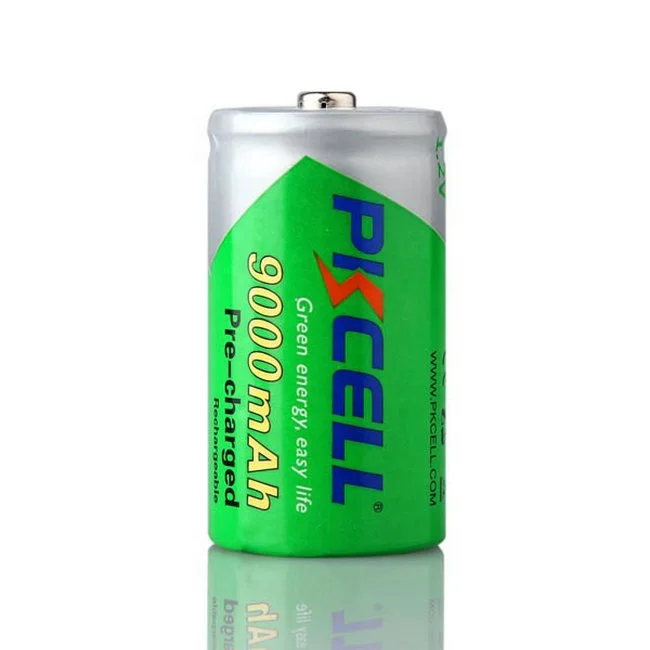 Ni-Mh ready to use rechargeable battery D9000 size 1.2v 9000mAh for solar light