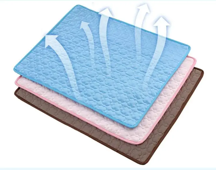 2020 Hot Sale Dog Cooling Mat Dog Cooling Vest Pet Bed Summer Cool Pad  Fabric Comfortable  S-XXL Sizes
