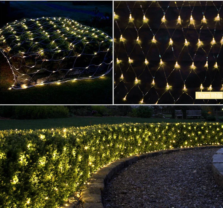 2x2M 400LEDs Mesh Fairy String Light Garland lighting Fairy Wedding Party Holiday LED Light Net