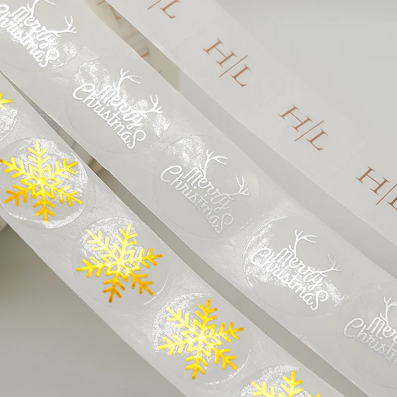 Custom Logo Sticker Printed Plastic Waterproof Synthetic Paper Adhesive Vinyl PVC Round Brand Logo Stickers and labels