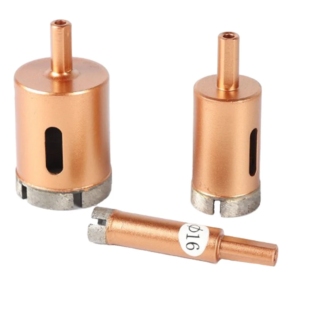 1PCS Gold 6-75mm Marble Opener Diamond Core Bit Hole Saw Drill Bit For Marble Granite Brick Tile Ceramic Concrete Drilling 8mm