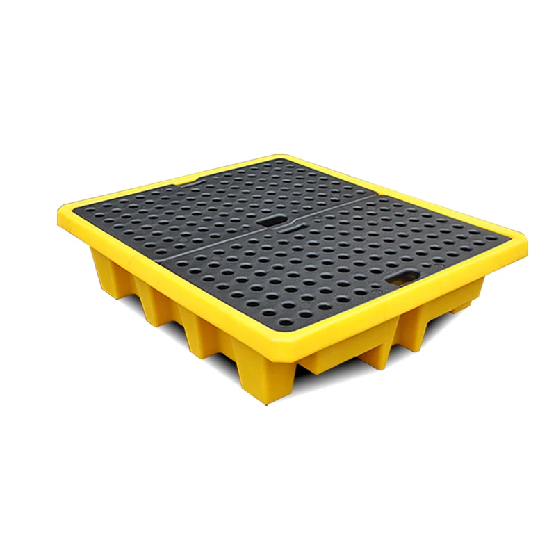 China factories ibc spill pallet chemical hdpe oil detachable pallets storage nestable spill tray pallets price
