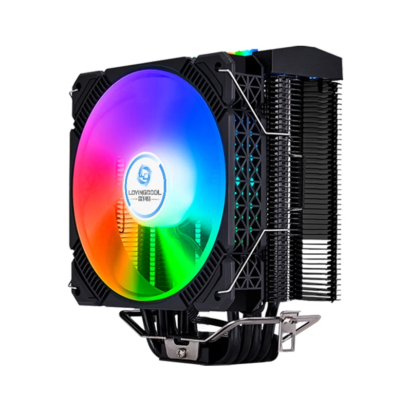 2023 New Design CPU Cooler Gaming Case RGB Fan For PC Computer Cases Desktop Tower AMD/Intel Cooling Fan LED Radiator Pc Case