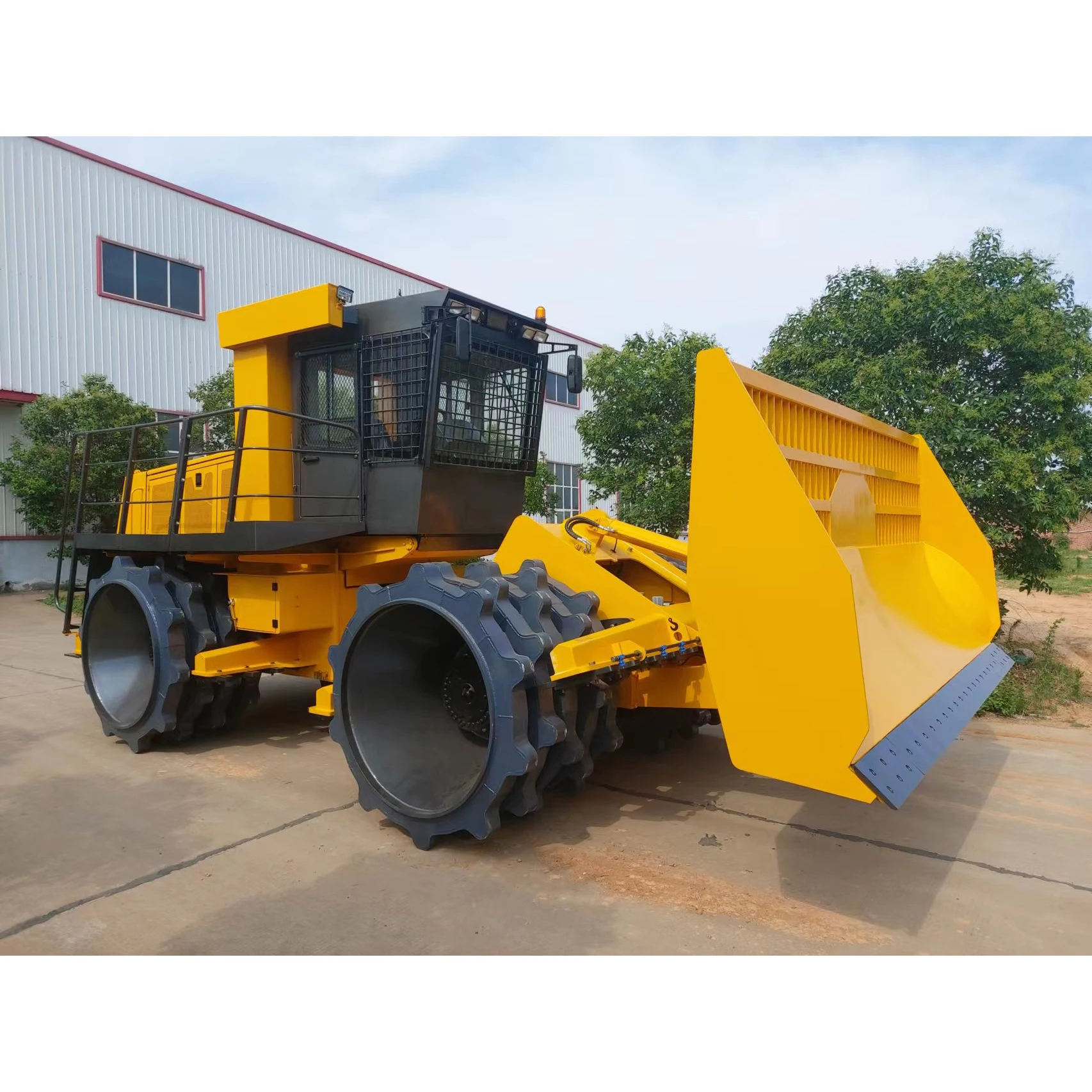 275 Hp Dump Garbage Truck Landfill New Refuse Compactor