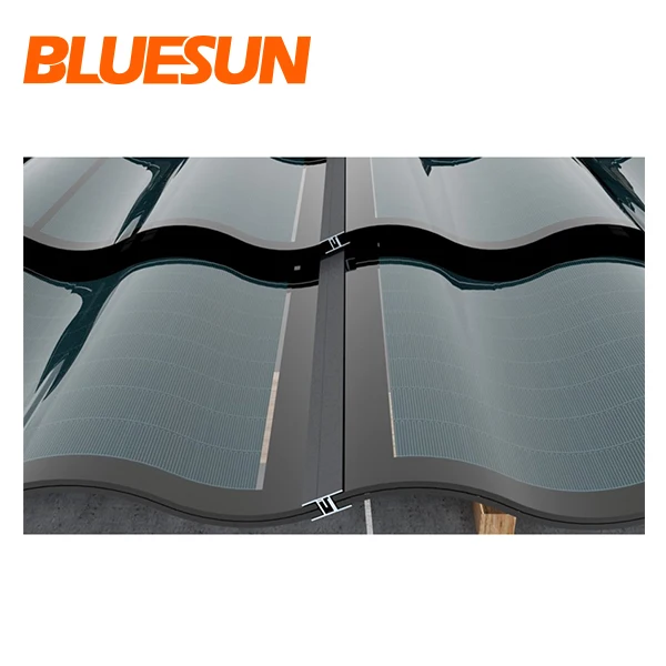 Bluesun new stylish roof tiles solar for Europe USA market residential solar system home 3kw 5kw