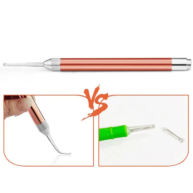 Ear Pick Curette Cleaning Tool Earpick Wax Remover Cleaner Earwax Removal Tool With LED Light