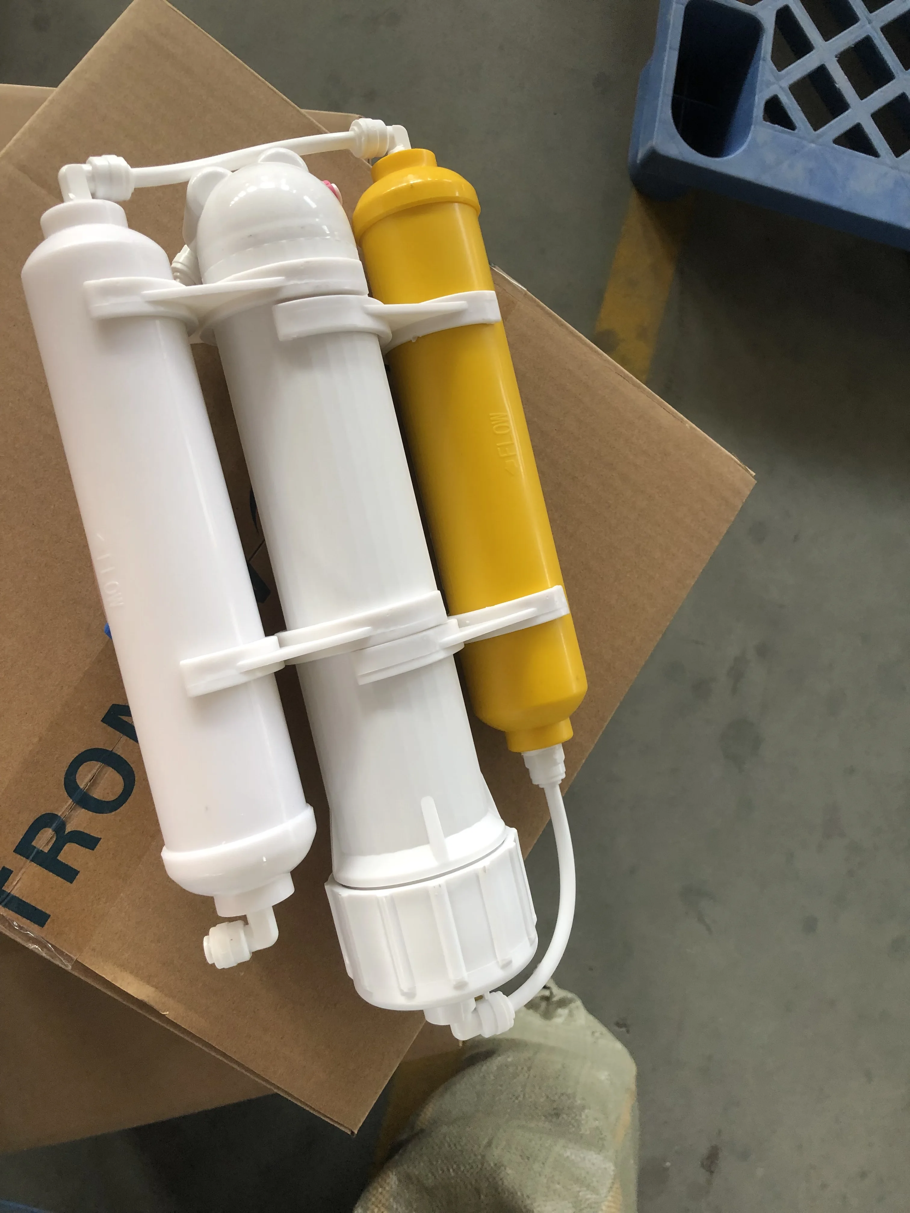 3 stages simple reverse osmosis system water filter