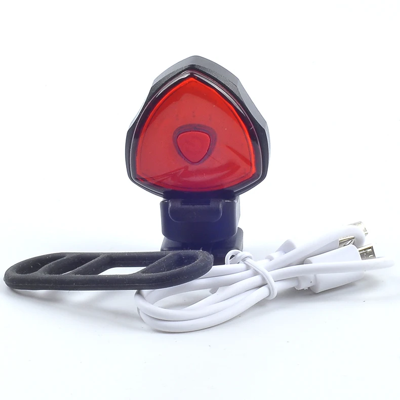 Machfally Customized Hot Sale Night Riding Waterproof Used 6 Modes Red Light Cob Led USB Bike Tail Light