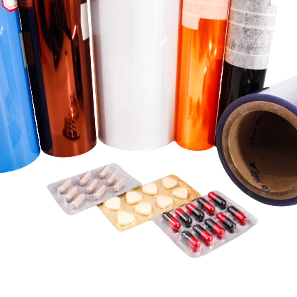 Customizable Clear PVC Rigid Film Pharmaceutical Pvc Hard Sheet OP AL VC Pill Packaging