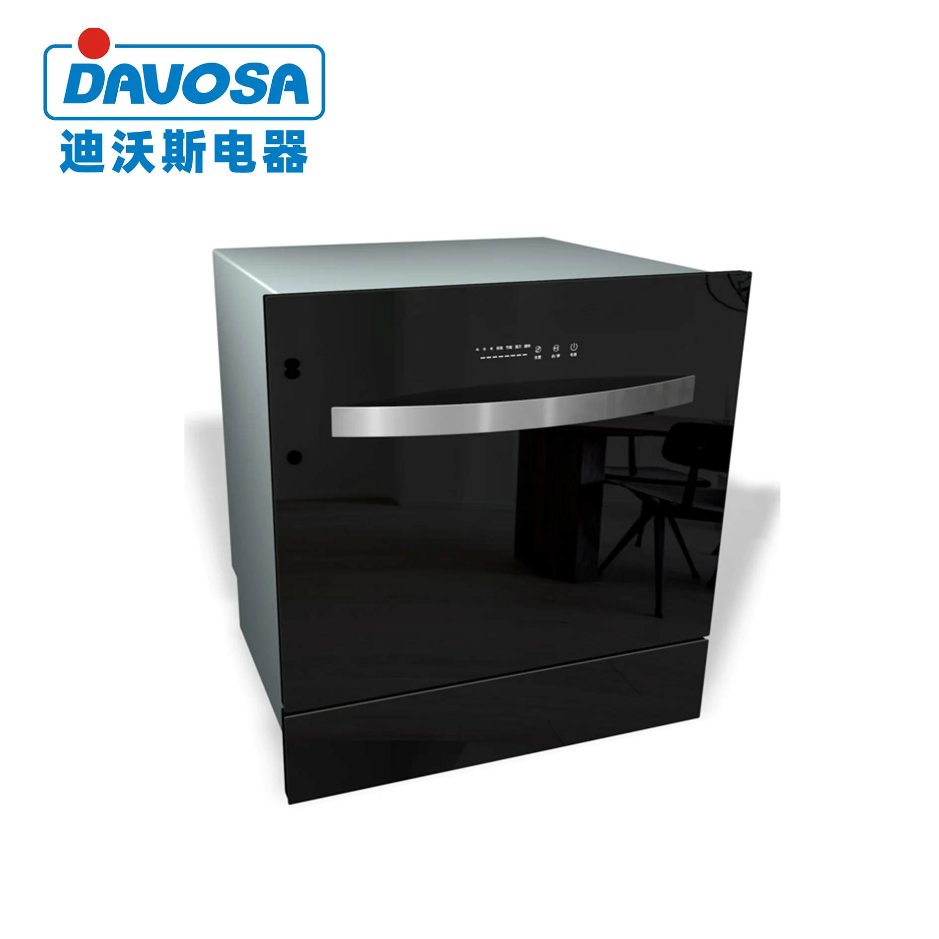 304 Stainless Steel Interior High Temperature Sterilization Tempered Glass Smart Home Dishwasher Drawer Type