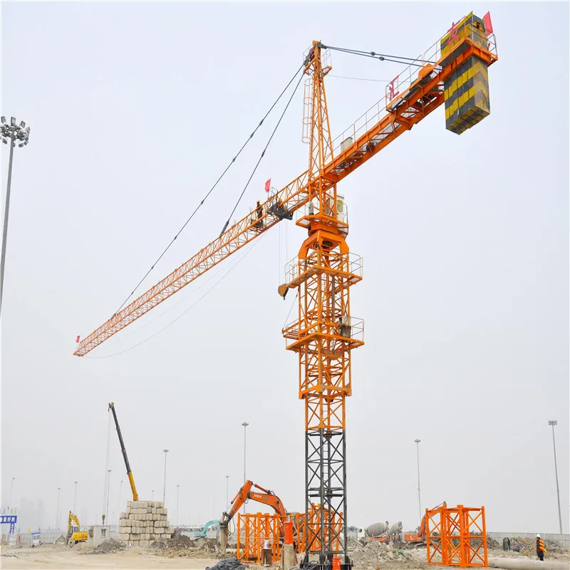china tower crane 3 ton tower crane TC5610  hammerhead popular  electric  hotsale  tower crane