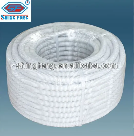 Electrical Flexible Corrugated PVC Conduit Plastic Pipe 20mm Corrugated Conduit Heavy Duty