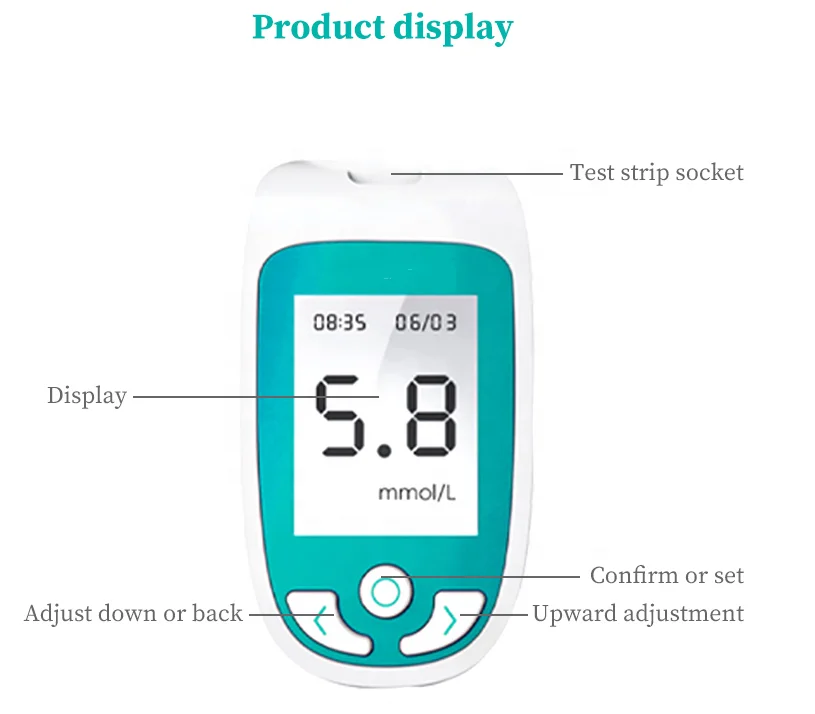 3 in 1 Glucose Uric Acid Cholesterol Multifunction Analyzer