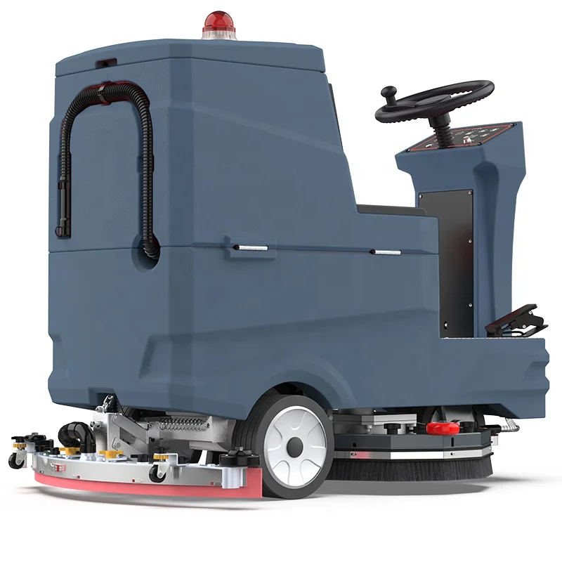 BOSHUO industrial electrical street washing cleaner vacuum sweeper machine