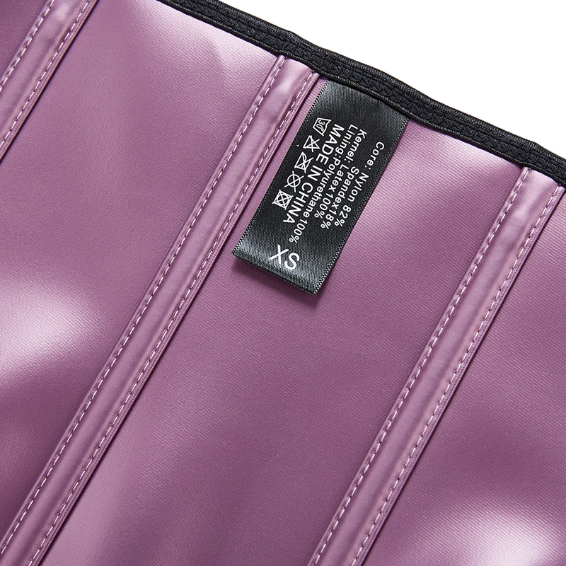 Free logo waist trimmers Sports tight-fitting abdomen shaping latex corset 9 steel bones waist train corset