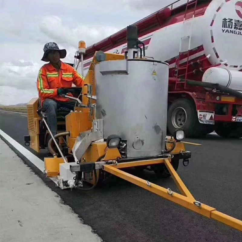 HEAVSTY HW168 Driving Type street painting thermoplastic spray road marking machine
