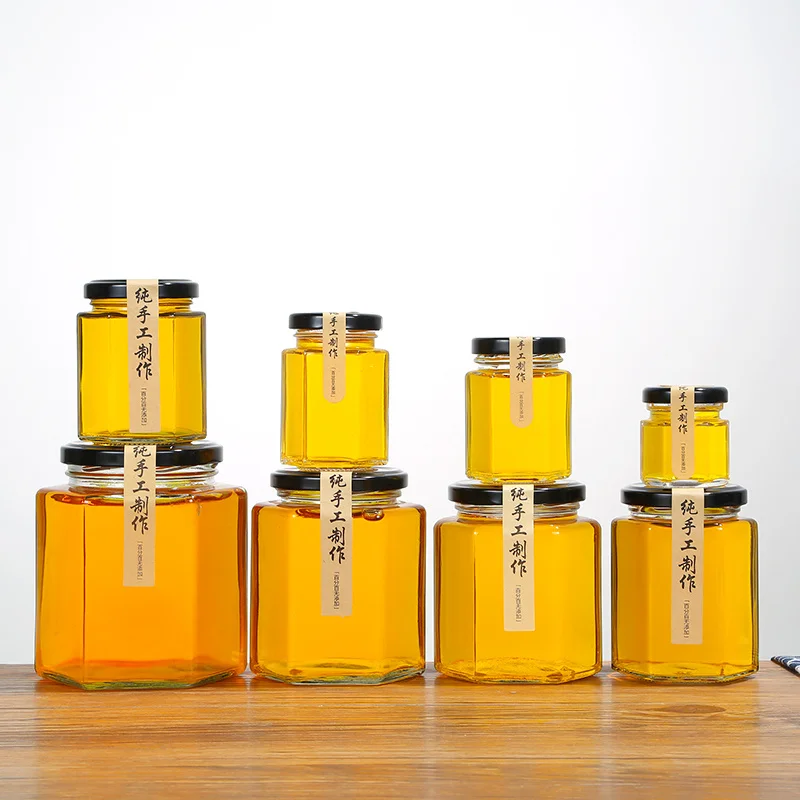 Wholesales Glass jar containers with metal lid wide mouth 25OZ 16oz 17OZ 13OZ 10OZ 7OZ 6oz 8oz 5oz 12oz straight side glass jar